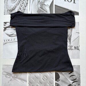 Aritzia Black Contour Top